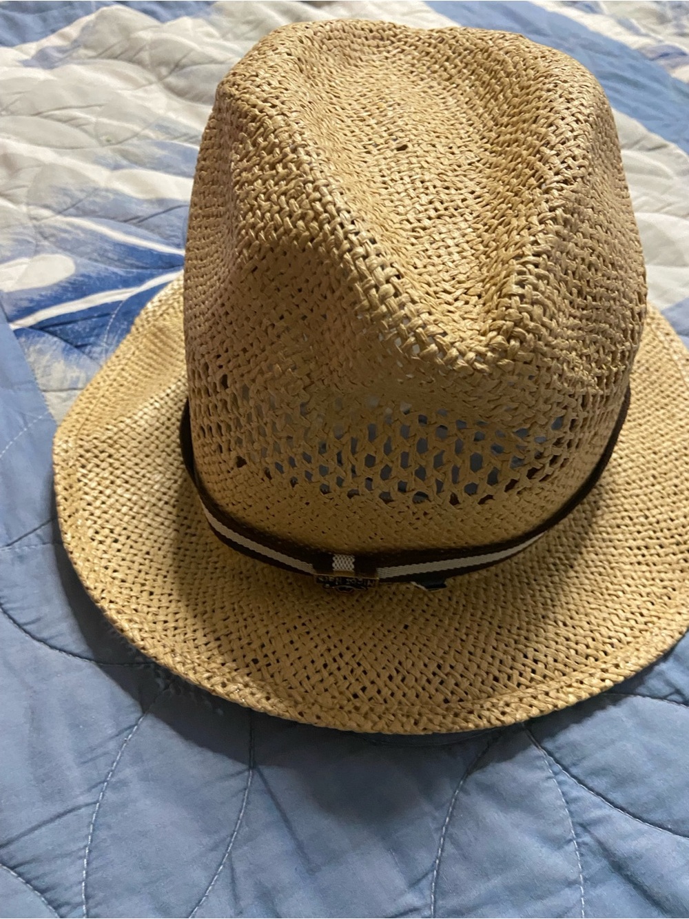 NICOL HATS Woven Straw Fedora Hat